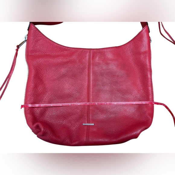 Rebecca Minkoff medium Bryn double zip hobo red shoulder bag - Picture 6 of 13